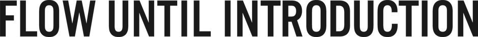 FLOW UNTIL INTRODUCTION